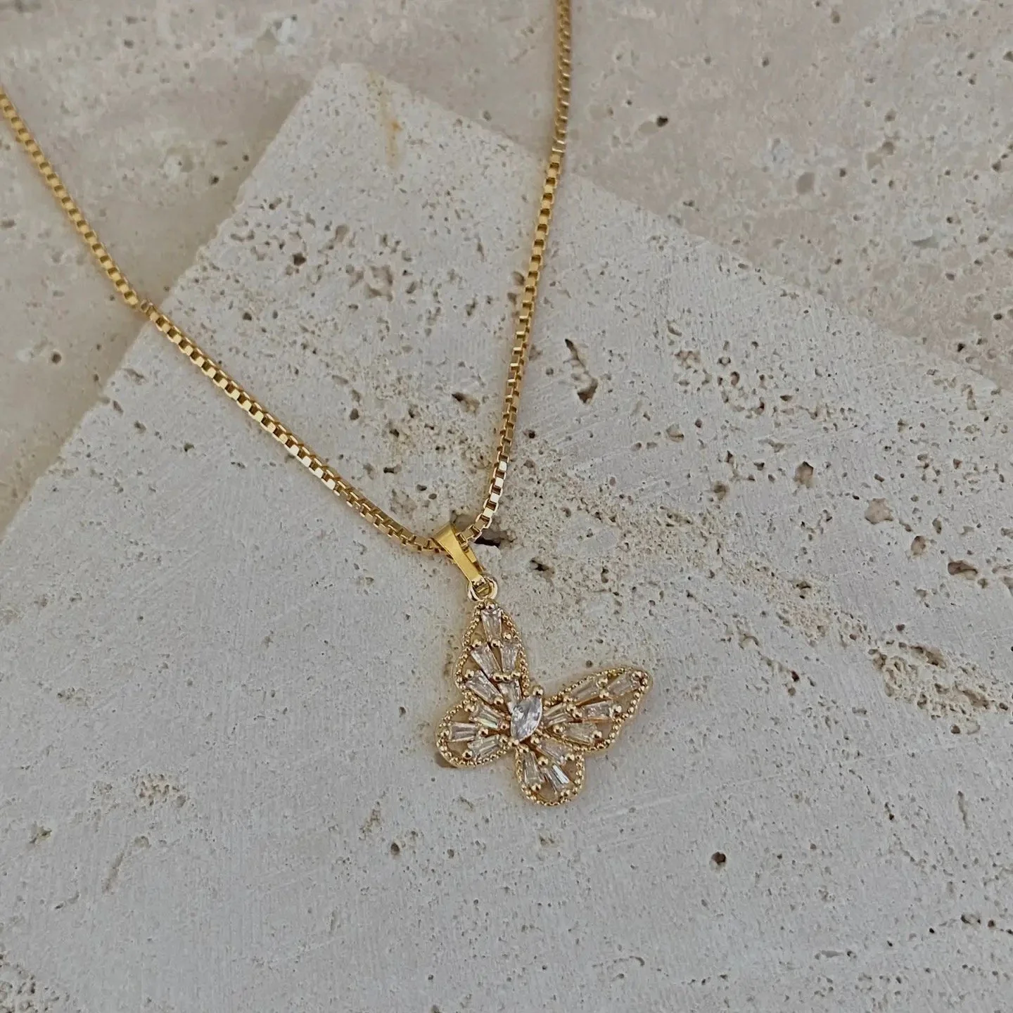 Large Butterfly Necklace