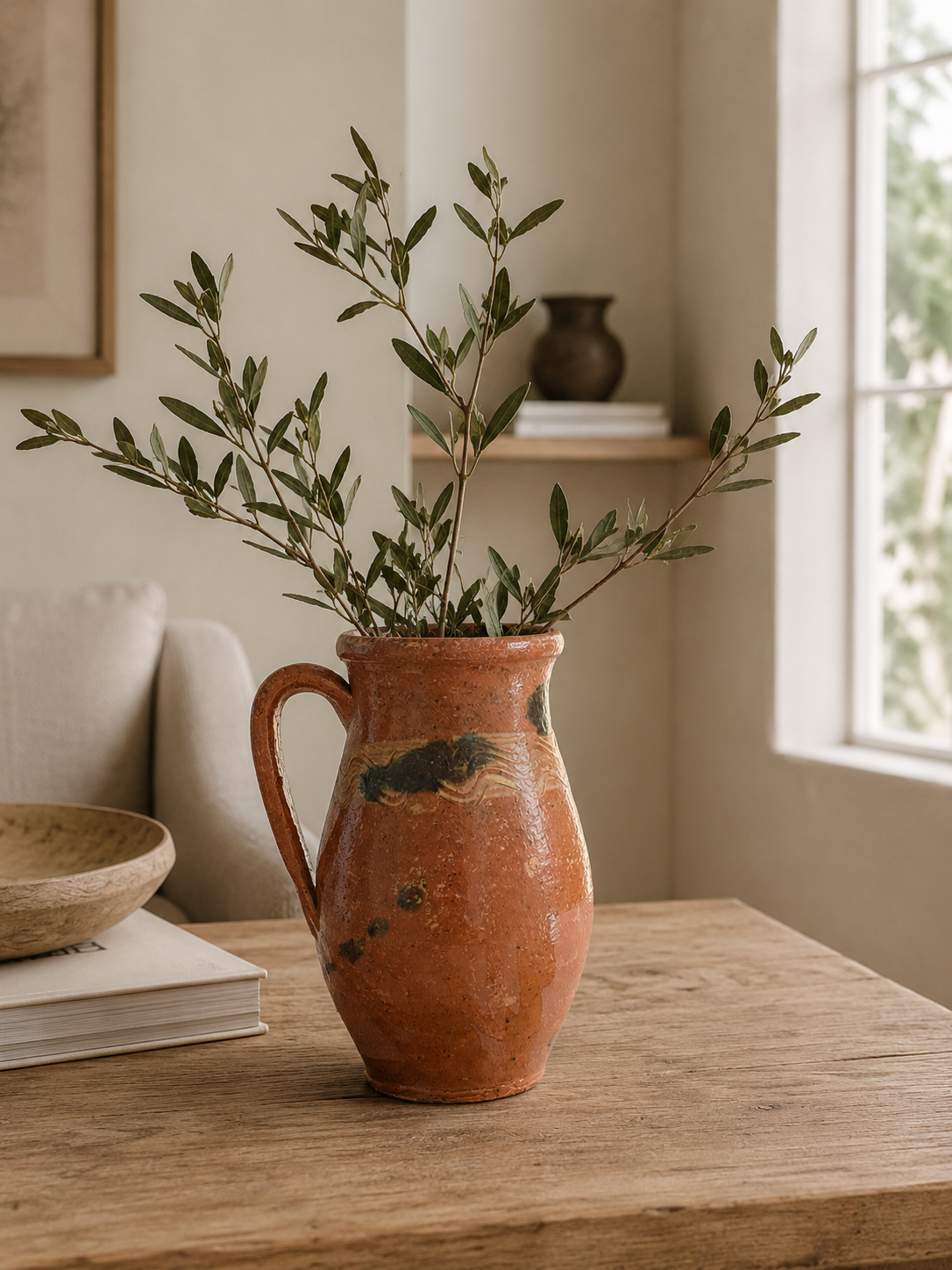 Vintage Clay Vase