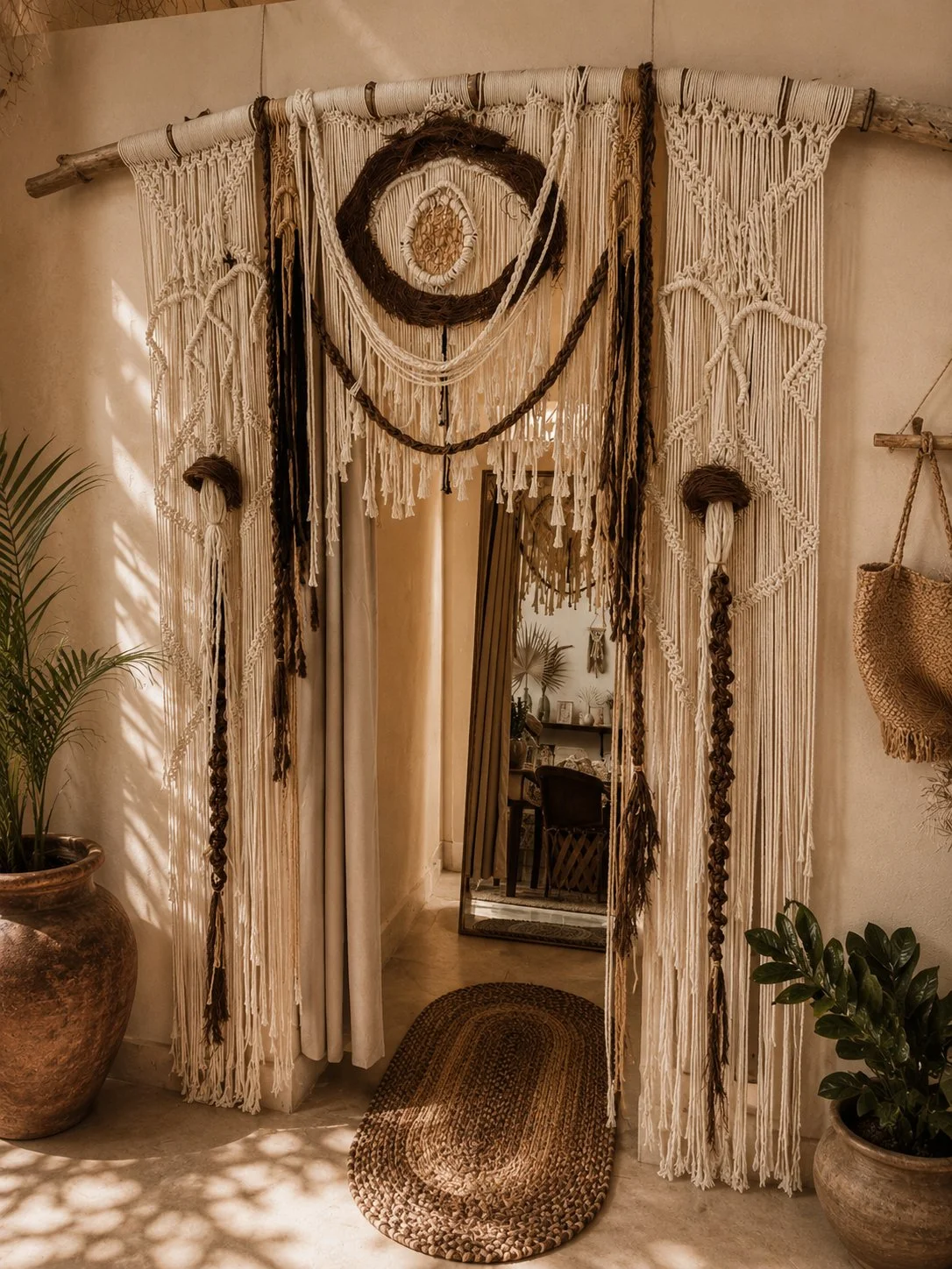 Handmade Bohemian Macramé Wall Hanging