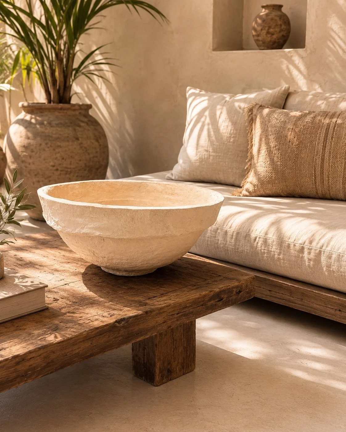 Handcrafted Natural Decorative Bowl
