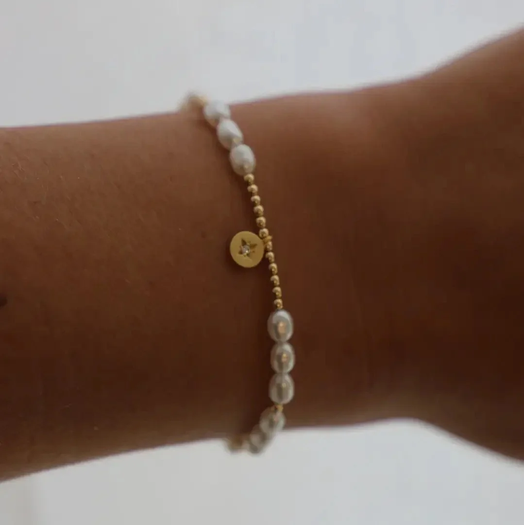 Pearl Star Bracelet
