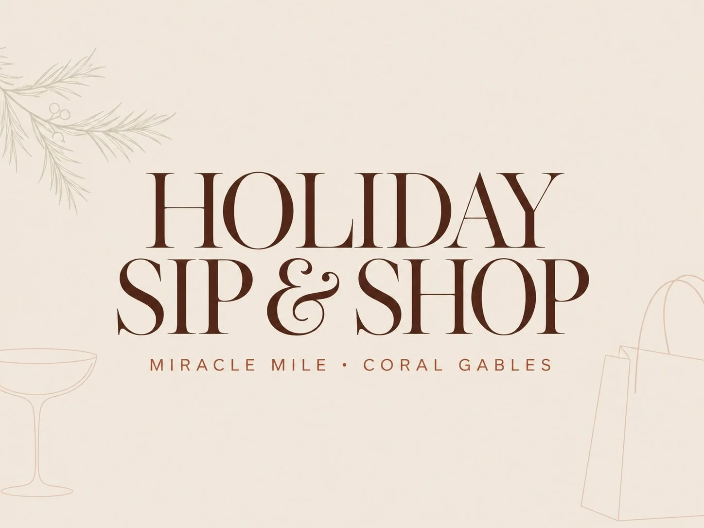 Ben & Giules featured in the Holiday Sip and Shop event on Miracle Mile
