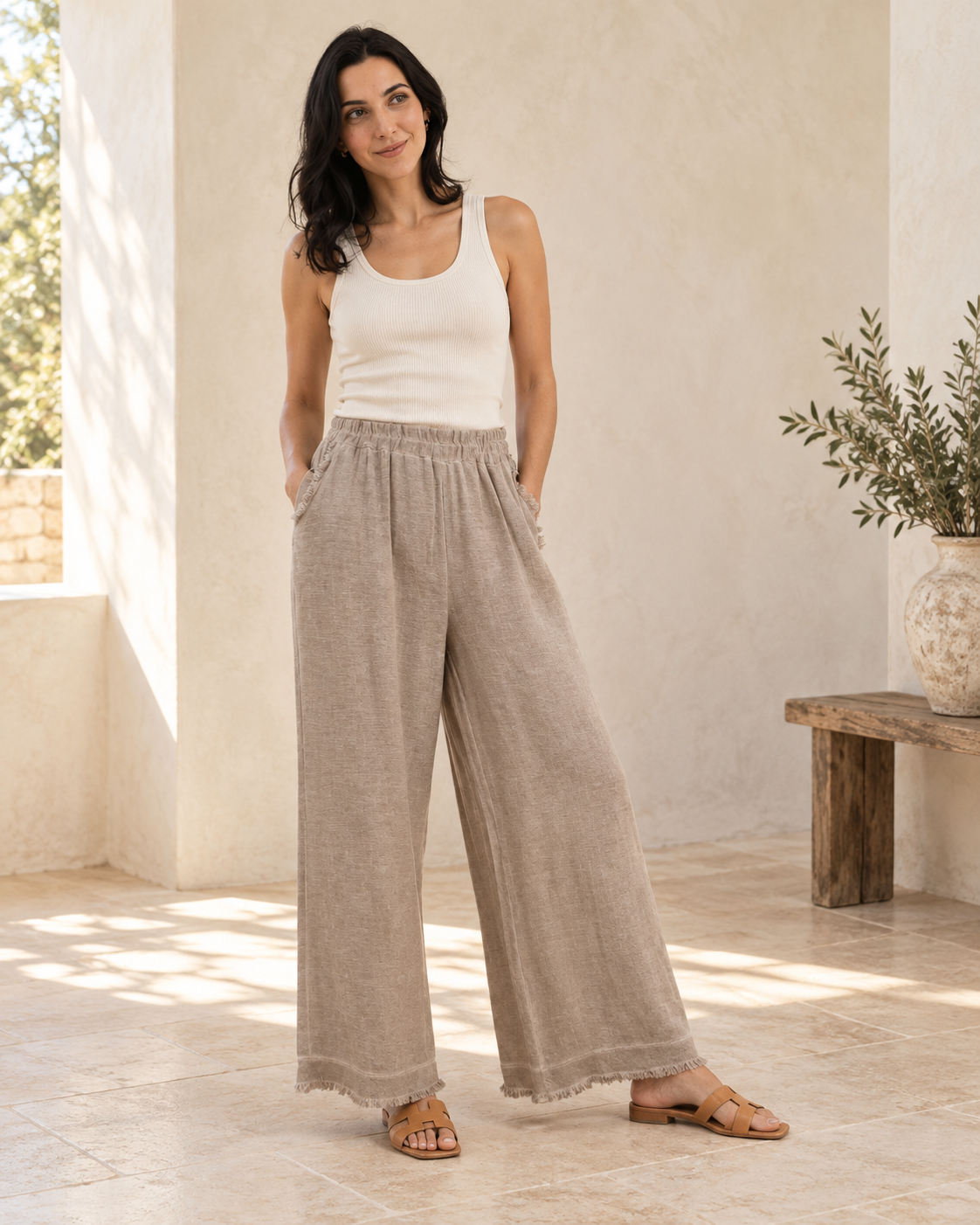 Organic Linen Pants