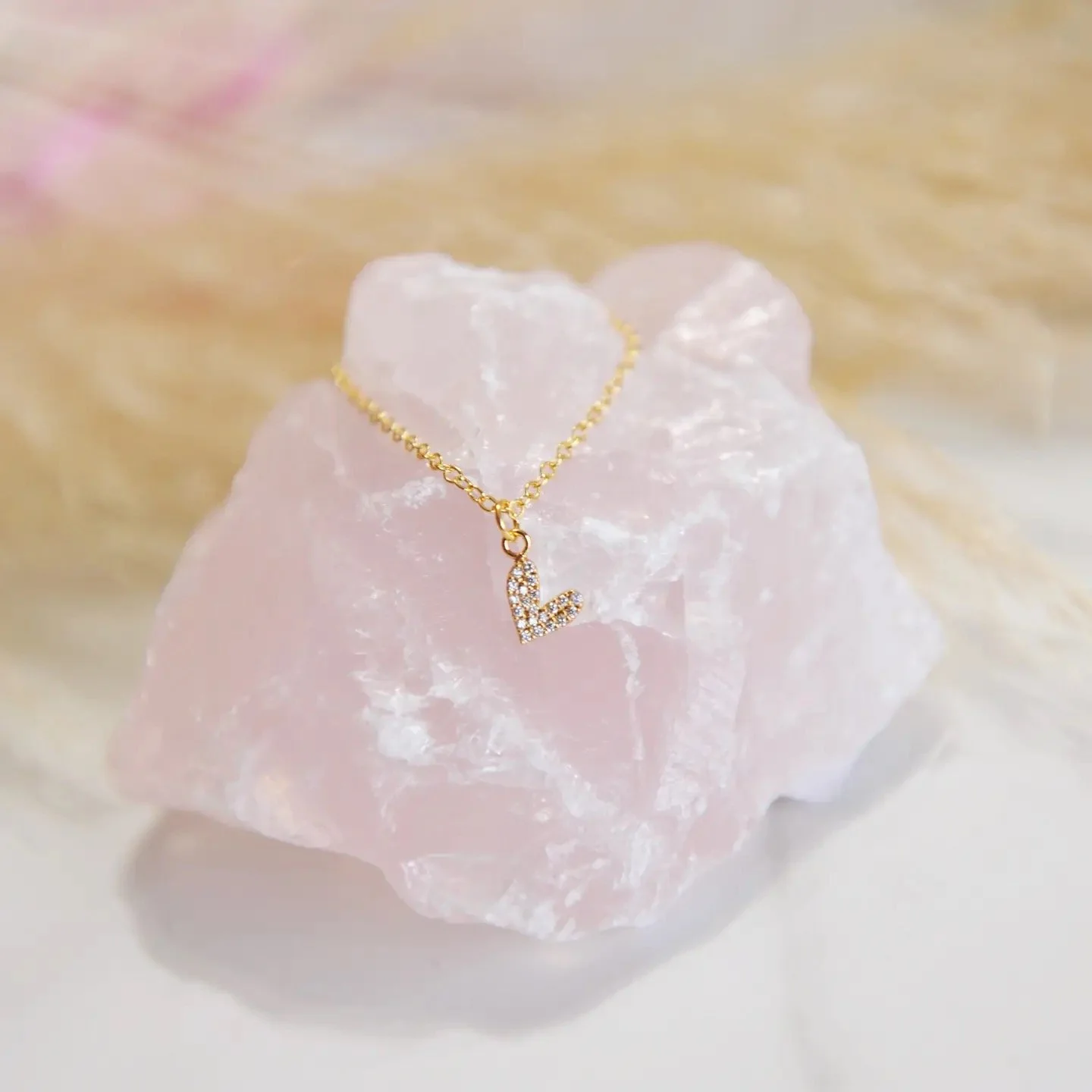 Dainty Heart Charm Necklace
