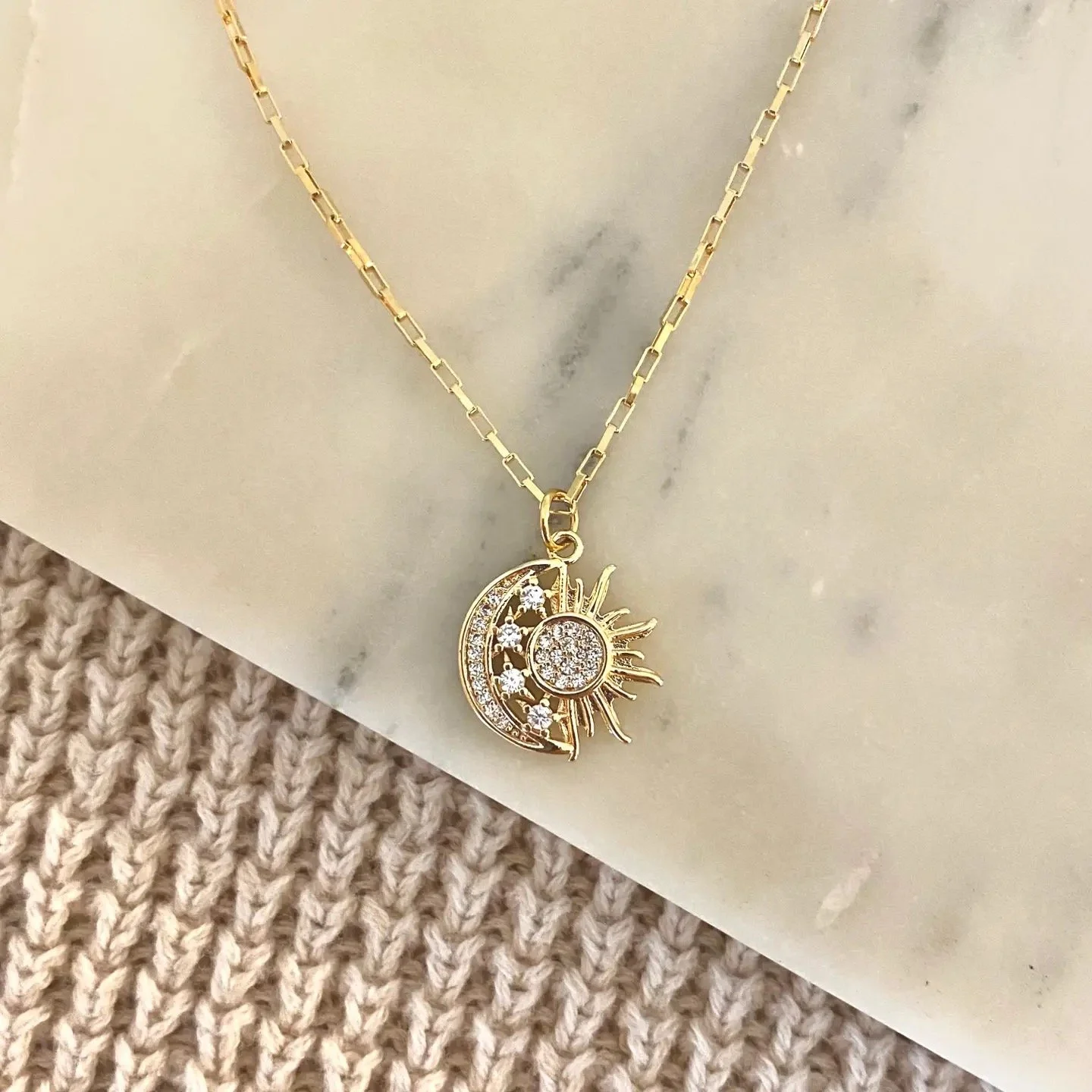 Sun Moon Necklace