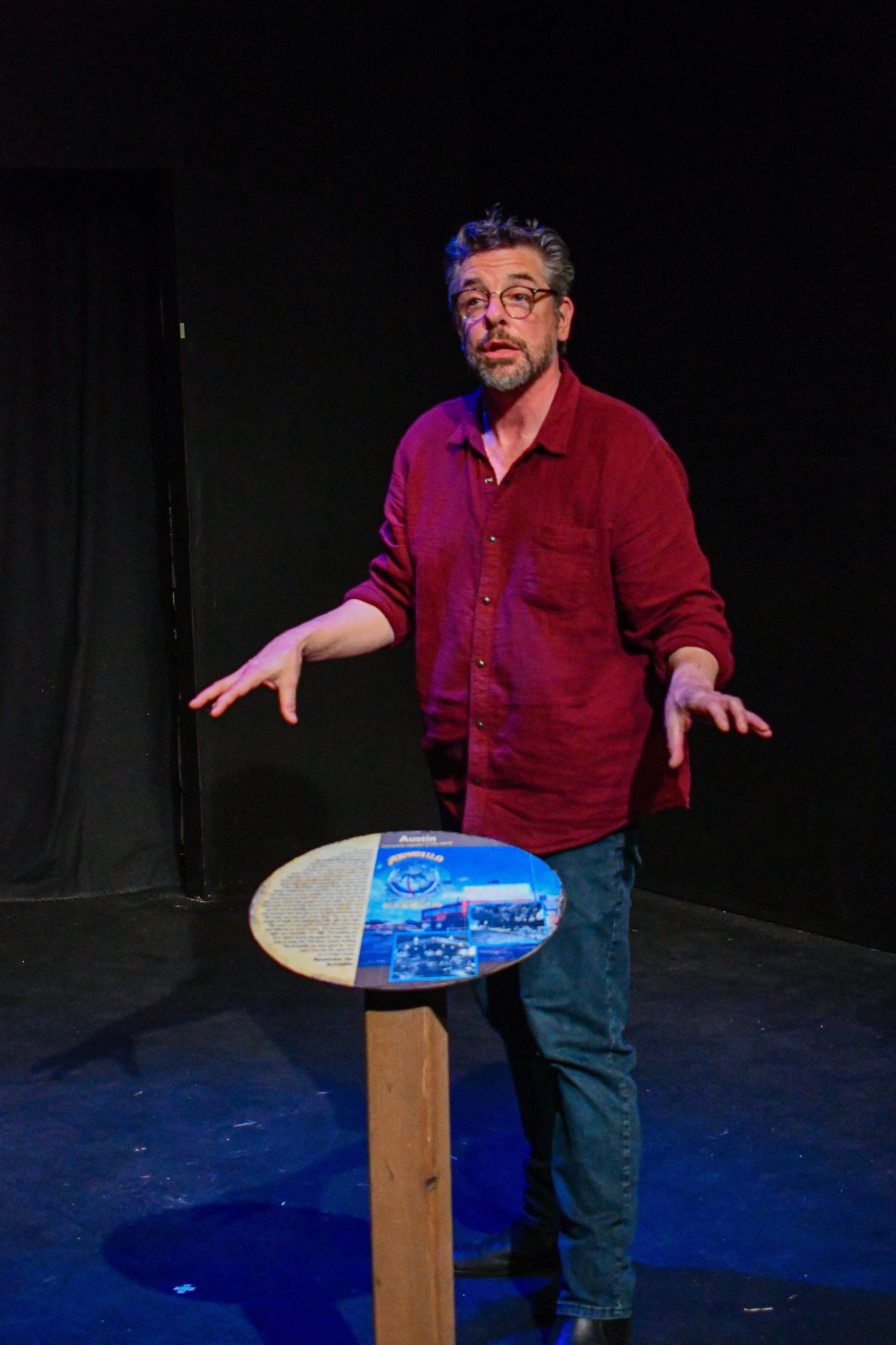 Bryan Headrick performing “The ‘Dillo” at FronteraFest 2025.