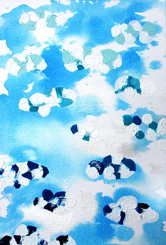 Full view Muse 2 | Katrina Slade fine art print | abstract art paintings | print on paper | print on canvas