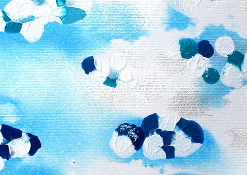 Cropped view Muse 2 | Katrina Slade fine art print | abstract art paintings | print on paper | print on canvas