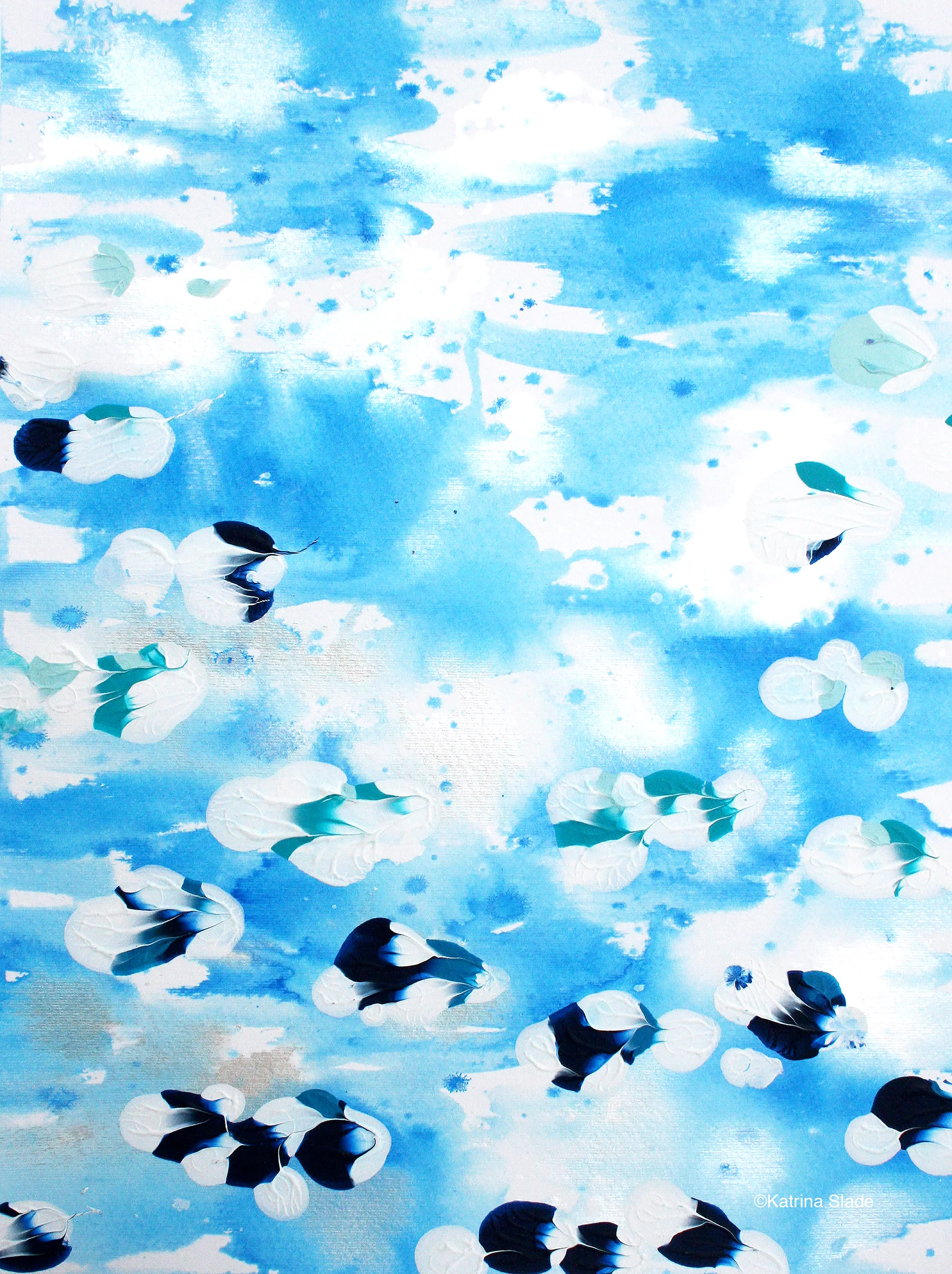 Copy of Full view - Muse 7 original art by Katrina Slade | colorful art | abstract fine art print