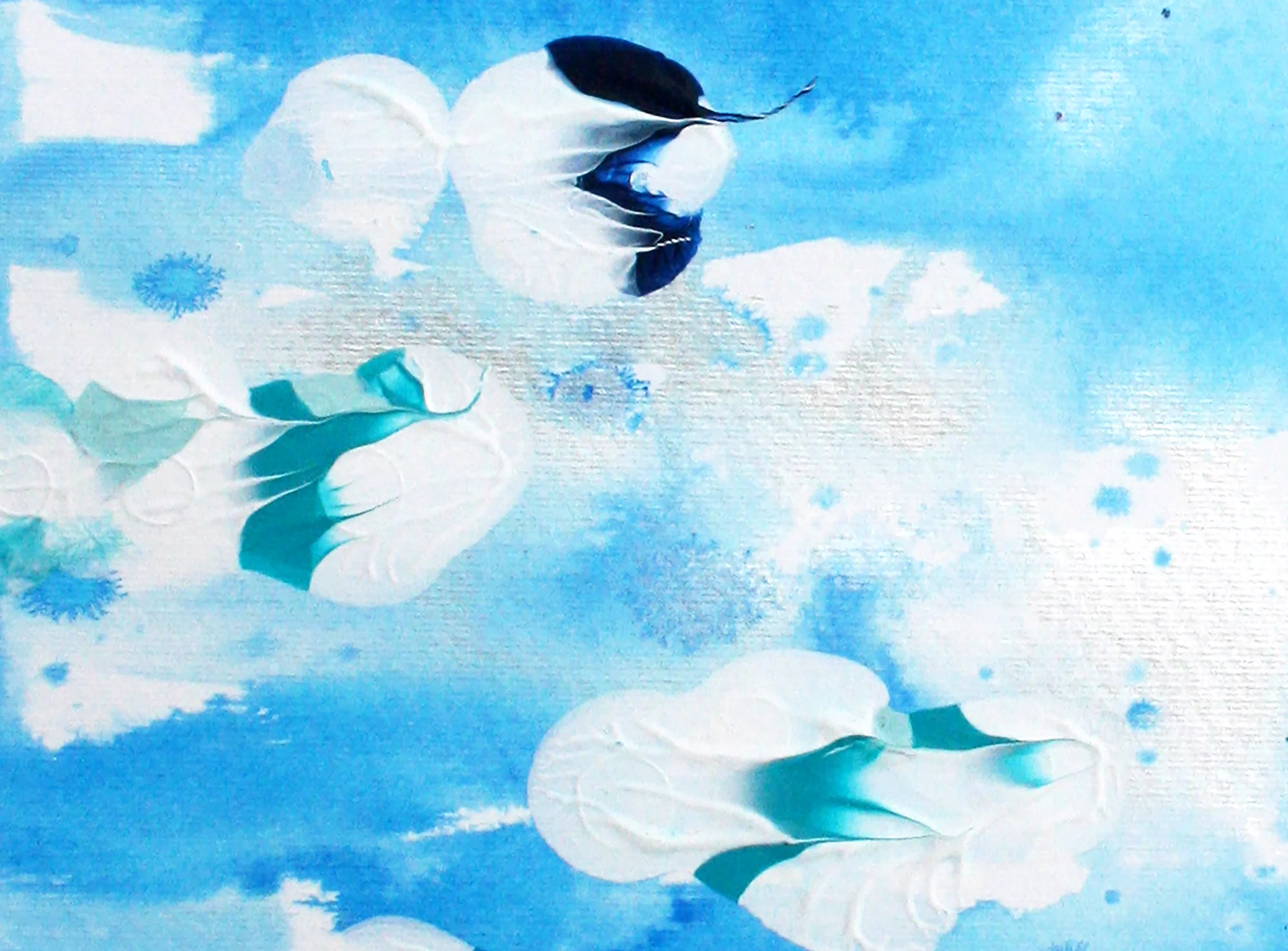 Copy of Cropped view - Muse 7 original art by Katrina Slade | colorful art | abstract fine art print