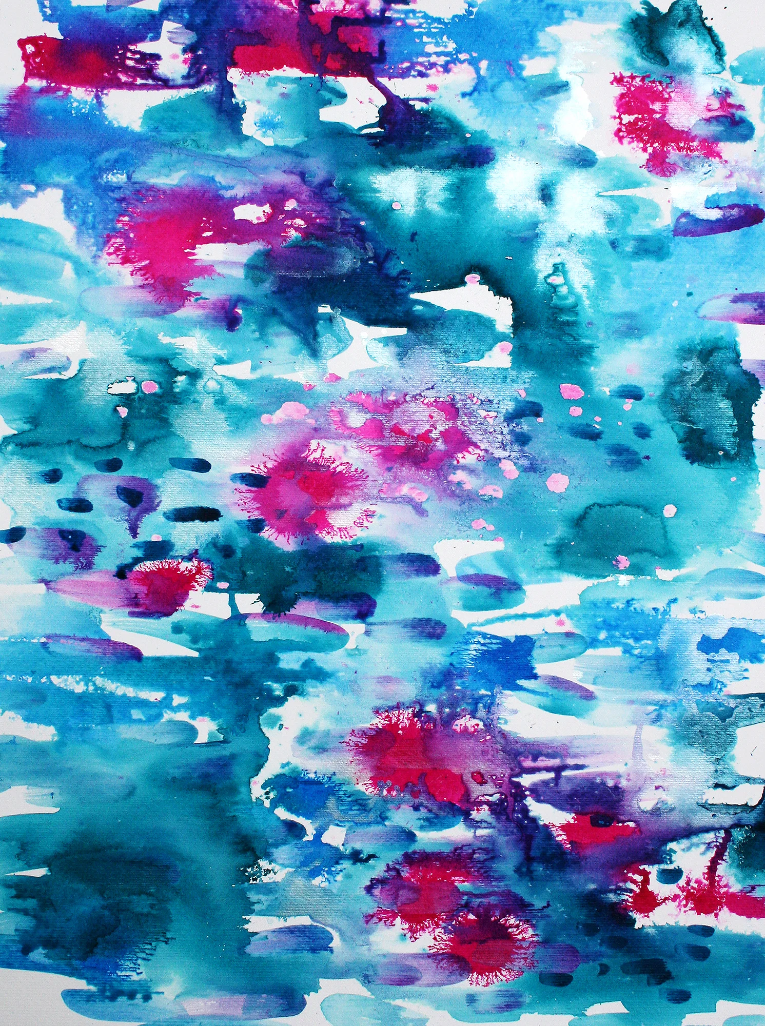 Copy of Muse 1 original art by Katrina Slade full view | colorful art | abstract fine art print