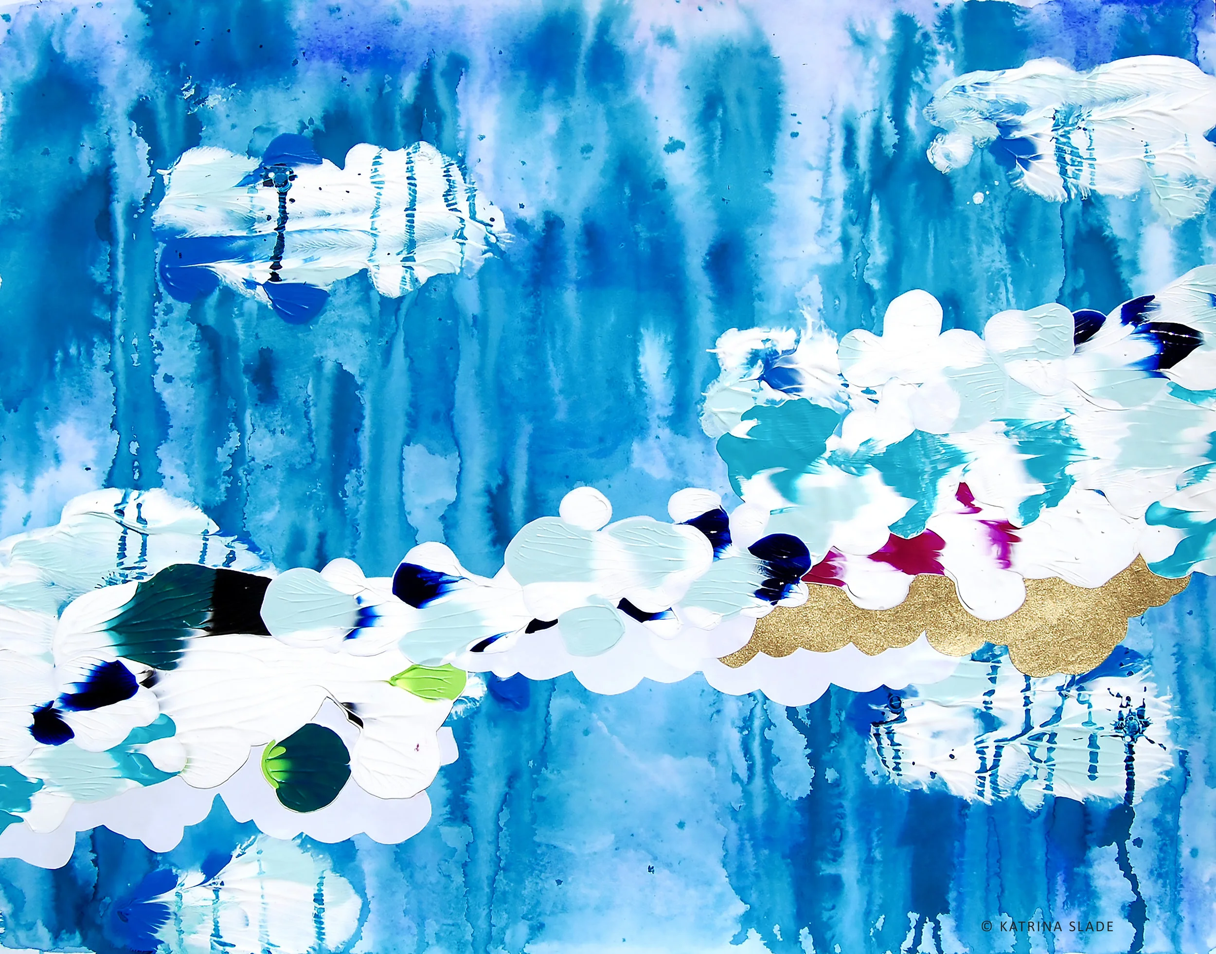 Cumulonimbus 2 | Fine art print on paper by Katrina Slade