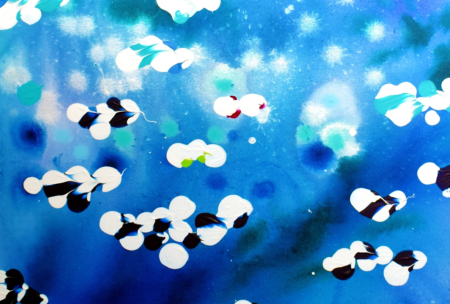 Anthozoa by Katrina Slade | Fine art print on canvas | Cropped view