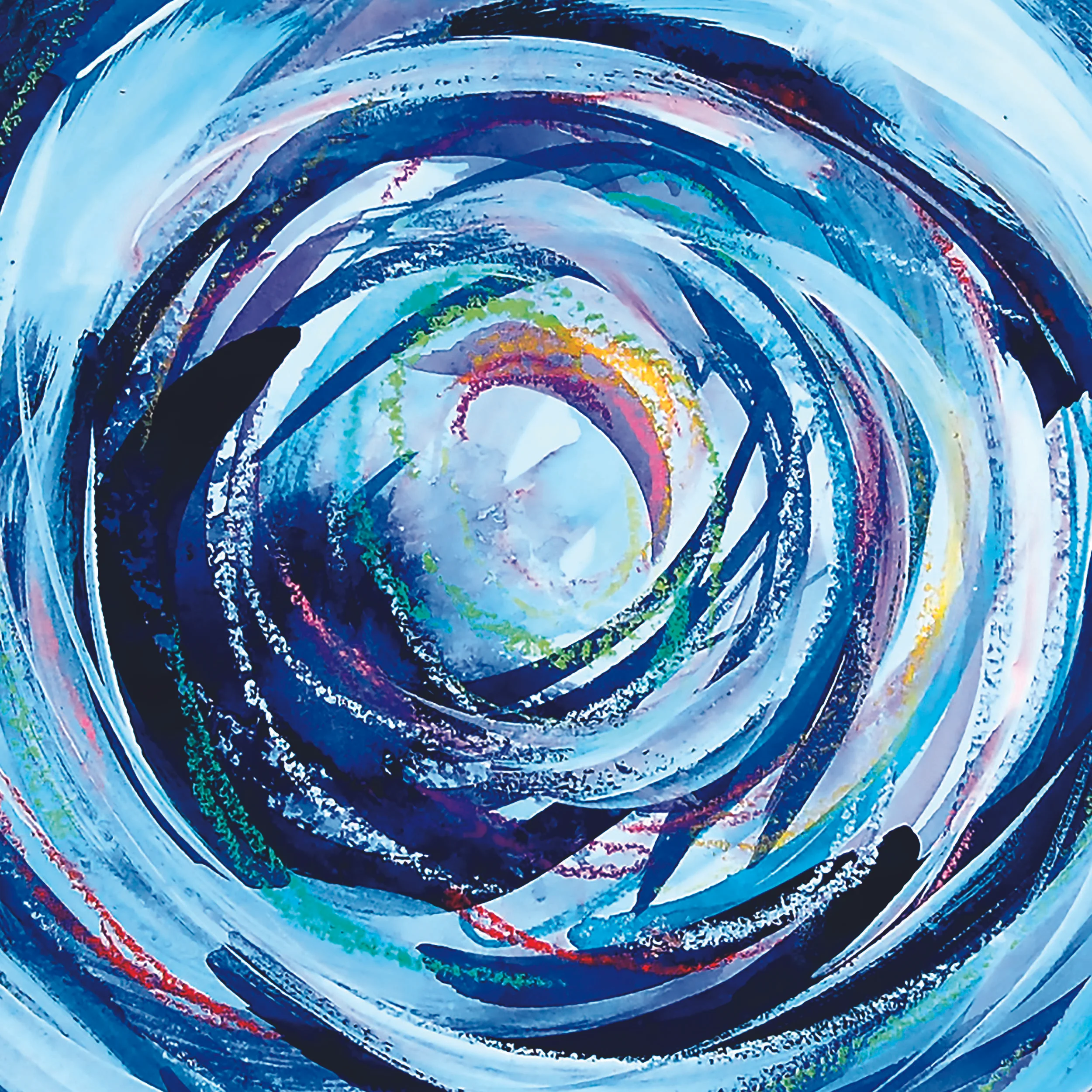 Soul | Abstract art by Katrina Slade | Canvas print | Colorful art