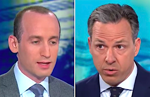 EXCHANGES Jake Tapper Kicks Stephen Miller Off CNN: ‘There’s One Viewer You Care About Right Now’