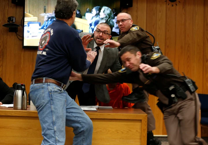 Father Of 3 Girls Abused By Larry Nassar Tries To Attack Him In Court