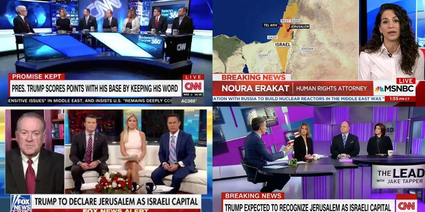 By Excluding Palestinian Voices From Jerusalem Debate, Cable News Avoided Addressing Israeli Rights Abuses