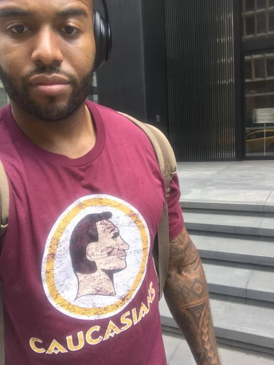 I Wore A 'Caucasians' Shirt to Expose the Hypocrisy of Racist Logos
