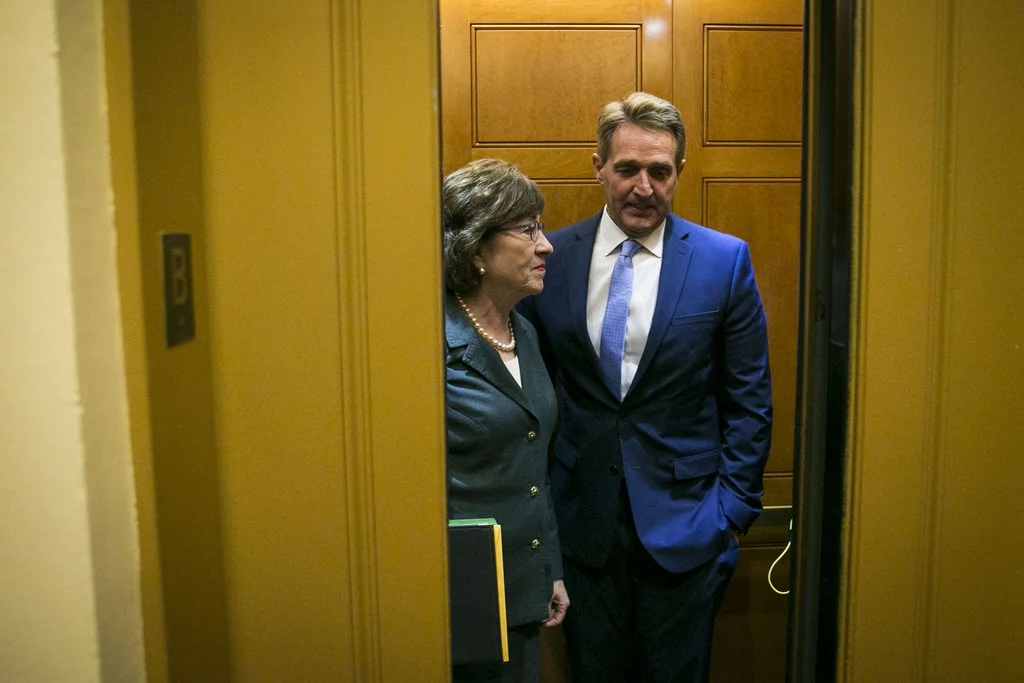 Sens. Susan Collins and Jeff Flake Are Frauds, Plain and Simple. Their Kavanaugh Votes Show It.