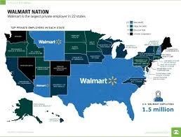 This Map Shows the Largest Employer in Every State