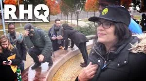 Rashida Talib Gets Choked Up Before Pelosi Protest