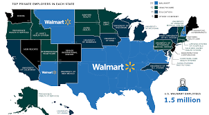 This Map Shows the Largest Employer in Every State
