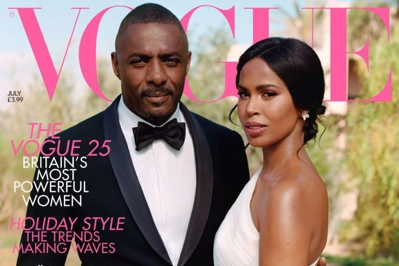 Idris Elba Celebrates Making History With Wife As 'First African Couple To Cover British Vogue'