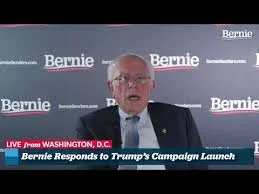Bernie Sanders Responds to Donald Trump's 2020 Campaign Kickoff