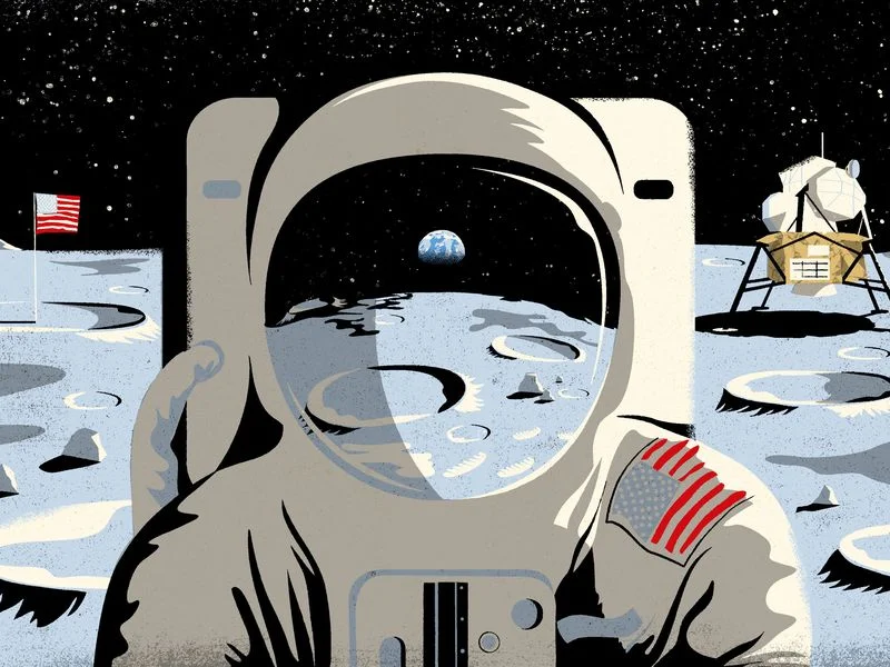 Watching the Moon Landing