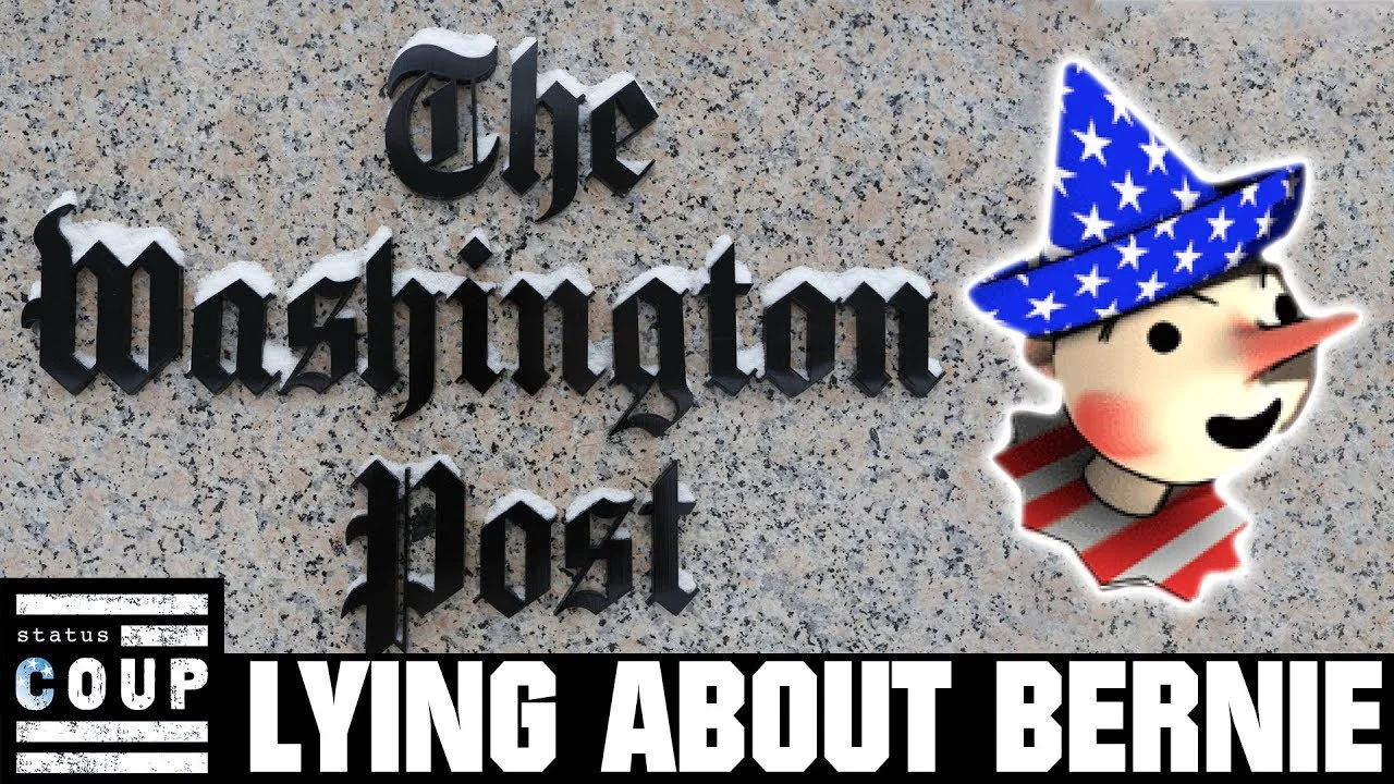 Bernie Sanders Smeared AGAIN by Washington Post for Truthful Criticism of Income Inequality
