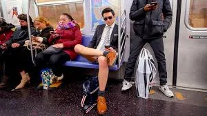 Who's That Guy Riding The Subway In His Underwear?