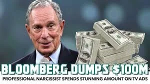 Bloomberg Dumps A Stunning $100M+ On TV Ads