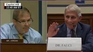 WATCH: Fauci Laughs As Republican Jim Jordan Attempts To Get Him To Call for Banning Protests