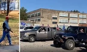 Trump Supporters Illegally Brandished Guns On School Grounds – But Kentucky Police Refused To Charge Them