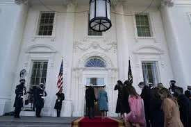 Trumps Dismissed Ushers Before Bidens' Arrival