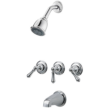3-handle Tub & Shower Faucets