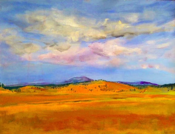Desert Drama (Acrylic on Canvas) 16”x12”
