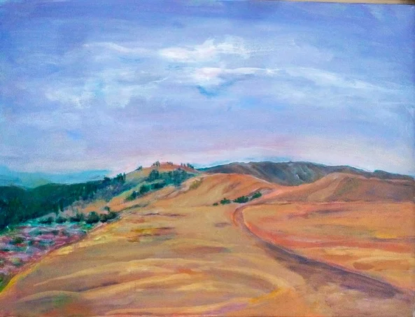 Desert View (Acrylic on Canvas)