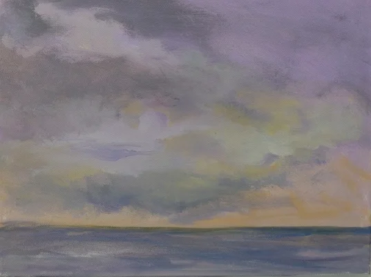Clouds at Sea (Acrylic on Canvas)