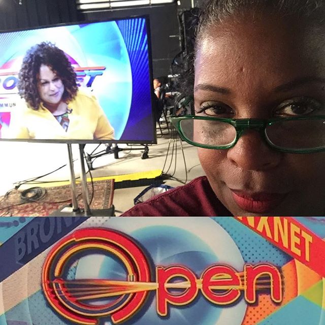 Was just interviewed by BronxNet's live &quot;Open&quot; show this morning. A small station doing big things! So much talent on the show and in the room.