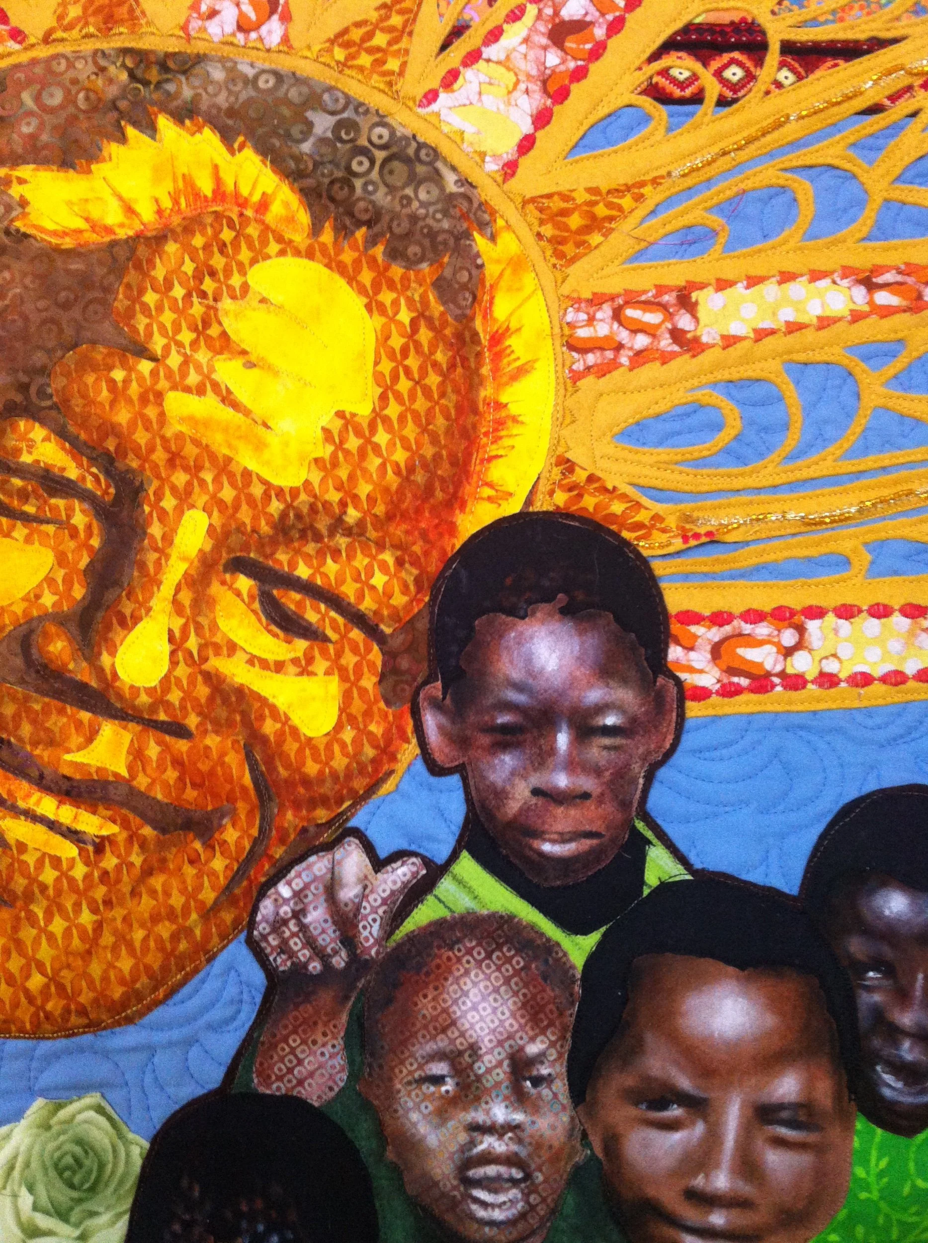 When Madiba Shines Good Things Grow (detail)