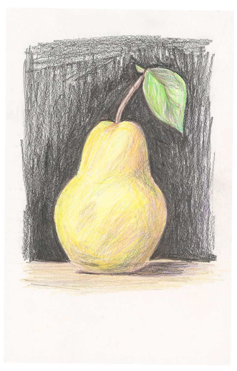 colored pencil on paper, 2023