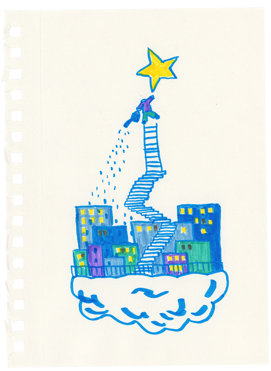 marker on paper, 2025