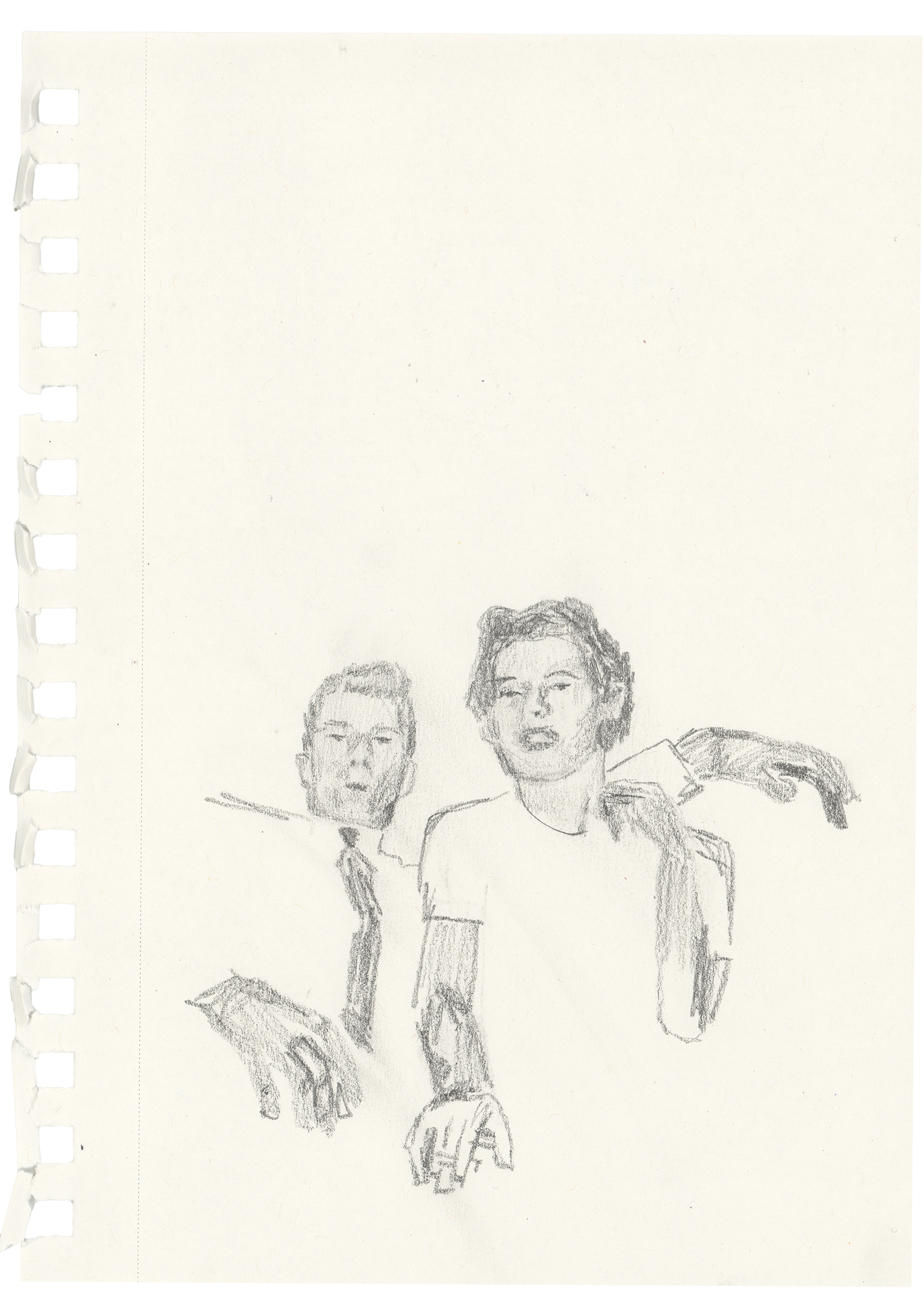 pencil on paper, 2026