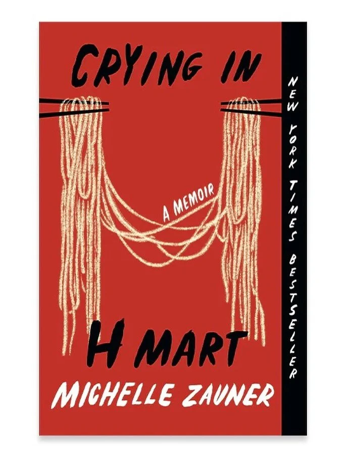 Book 56/75 📚 Crying in H Mart by Michelle Zauner: a beautiful memoir that blends grief, food, and culture. 

Four words for ⭐️⭐️⭐️⭐️: clean, raw, complicated, and bittersweet. Zauner&rsquo;s narrative is clean and she communicates her raw grief with
