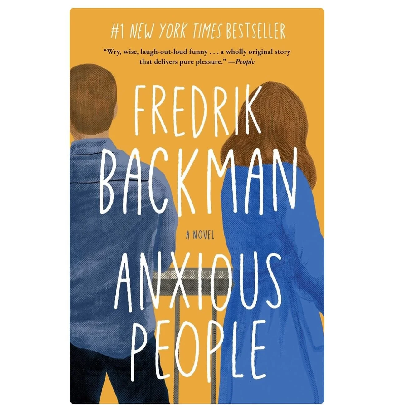 Book 60: Anxious People by Fredrik Backman. Some of the easiest ⭐️⭐️⭐️⭐️⭐️s I&rsquo;ve ever given out. 

I&rsquo;m ready to say it. Backman is one of my favorite authors. This is my 3rd book of his and I have loved them all. He always makes me laugh 