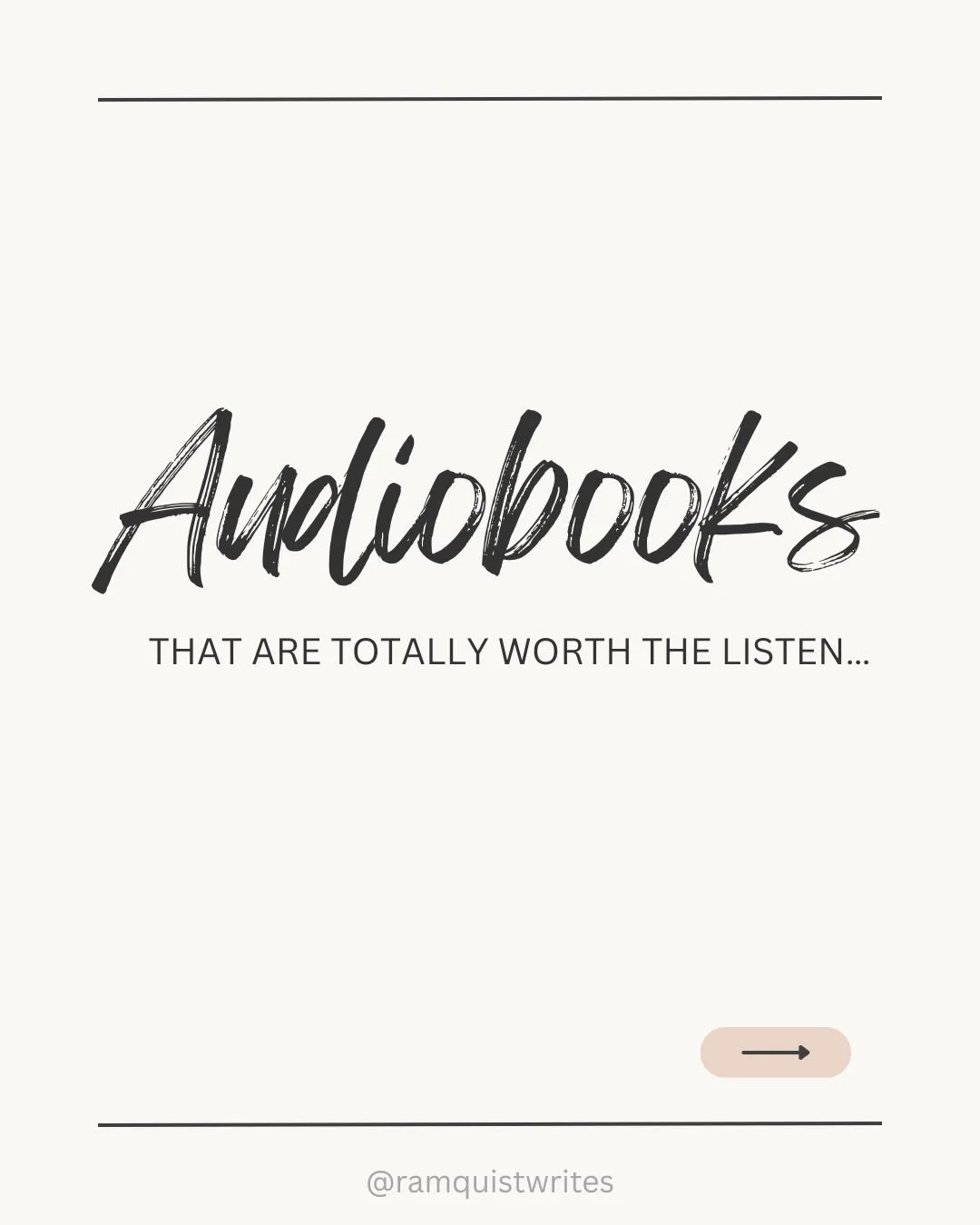 Sometimes, audiobooks make for such an amazing listening experience and really heighten my enjoyment of a book. Plus, they allow for multitasking which is a must for me. If you&rsquo;re looking to finish out 2025 with an amazing read, o highly recomm