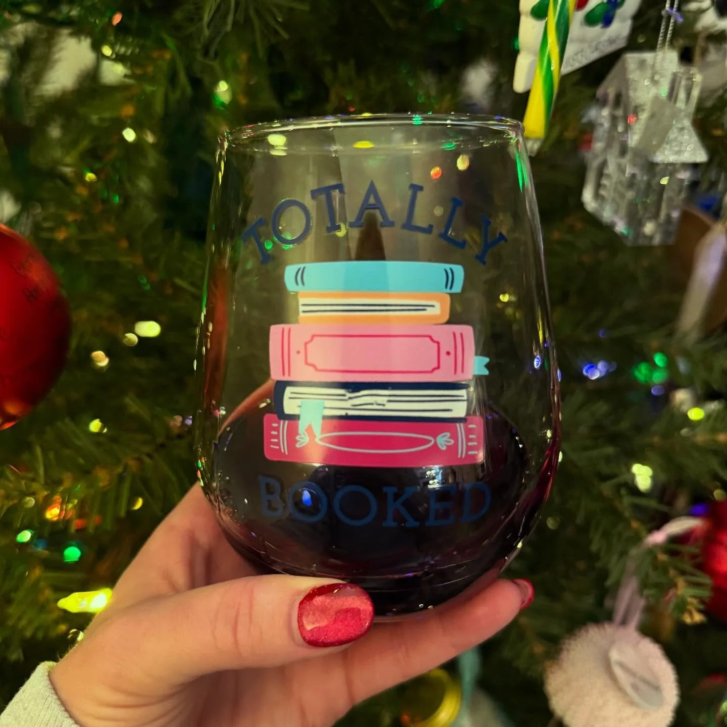 This adorable gift from @shopevelynjane, sent by one of my favorite humans, @jenbelau, absolutely made my day. I&rsquo;m so lucky to have you as my person, JT🍷🤍📚

#gifts #christmas #bestfriends #myperson #wine