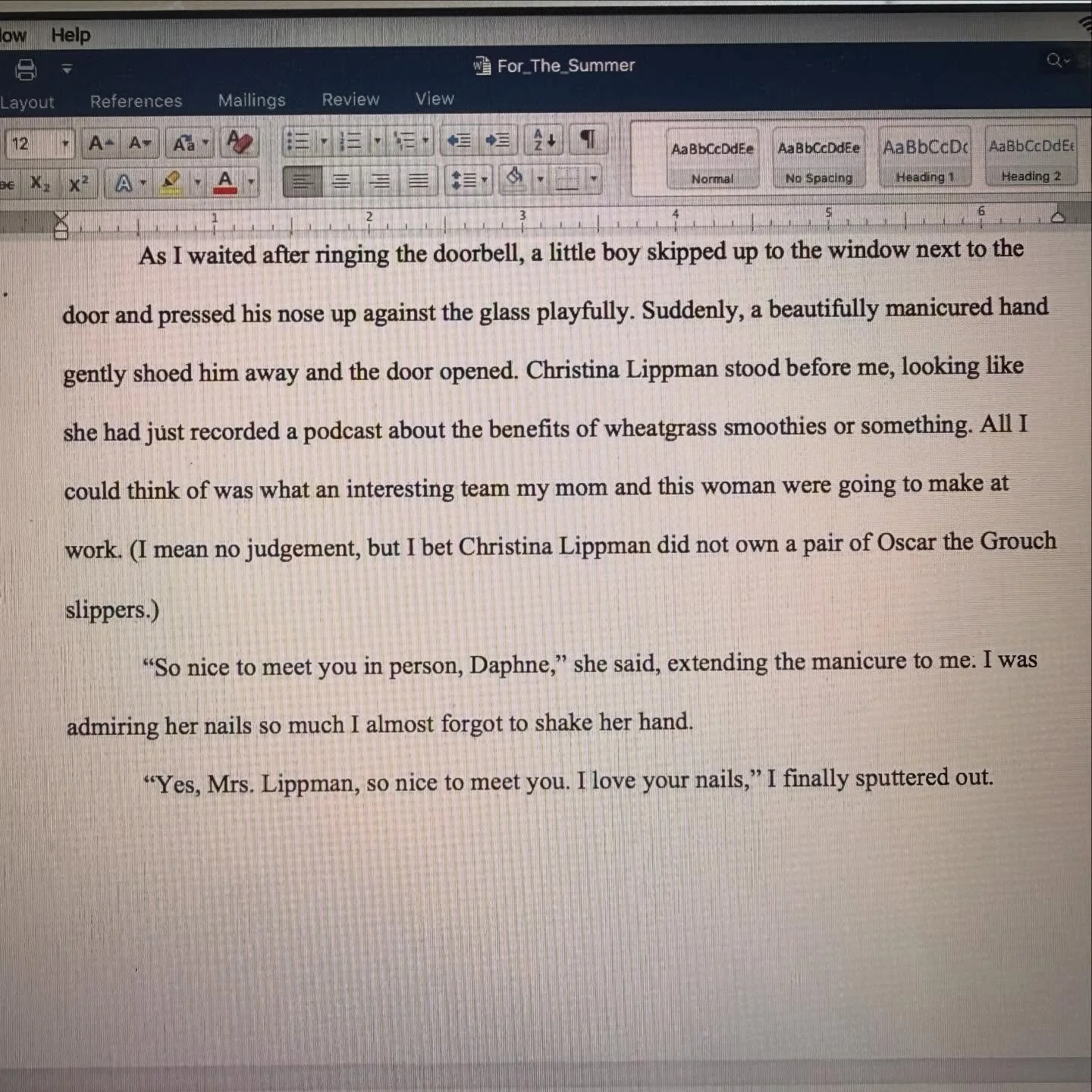 #authorapril26 Day 14: Tuesday Teaser - Post a short snippet from your book or WIP

Confession: I love writing Daphne&rsquo;s voice. I have an 11-year-old and a 13-year-old, and I think sometimes people underestimate how witty and astute that age ran