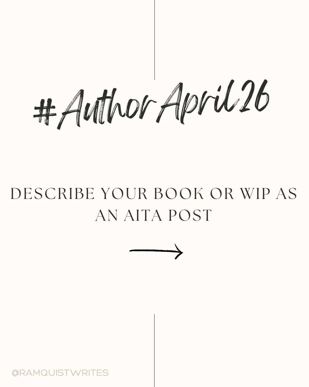 #authorapril26 Day 23: Describe your book or WIP as an AITA post

Ok, I love this one. Switching up to my completed mg novel. Spoiler, Nat is definitely NTA. 

#writersofinstagram #writing #writer #author